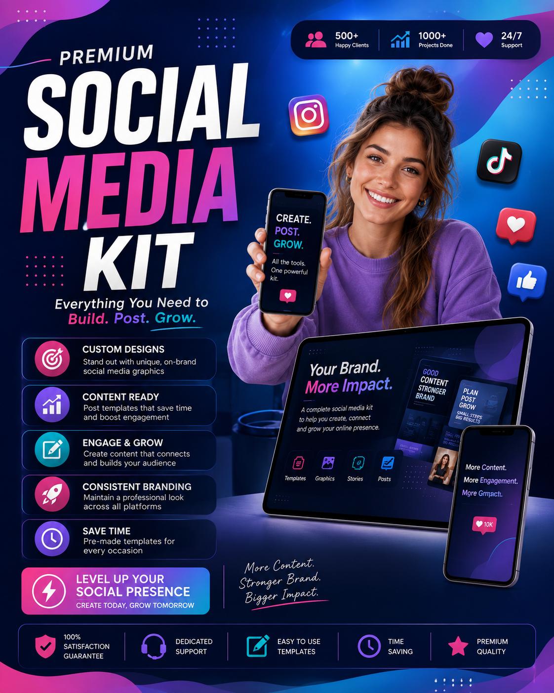 Growth Social Kit Pro package